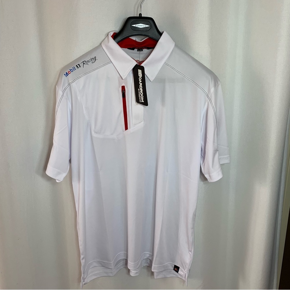 12 available Mobil 1 Racing Golf Shirt Polo